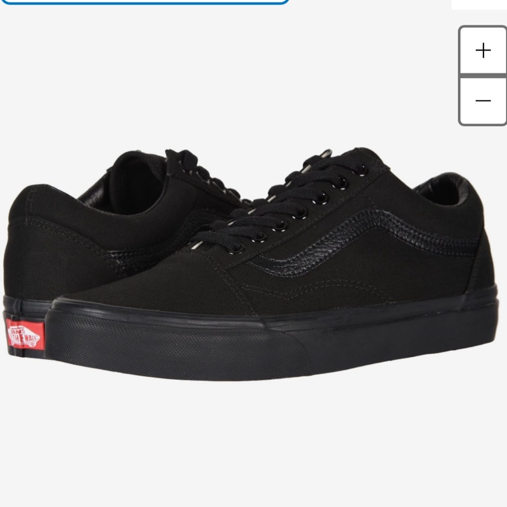Vans Black Low Tops